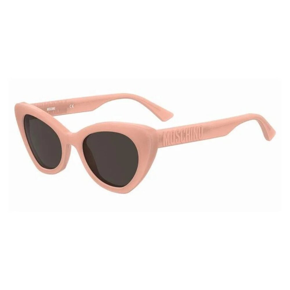 NEW MOSCHINO SUNGLASSES ORANGE GREY WOMEN EYEWEAR MOSCHINO